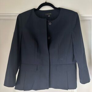Ann Taylor Crop Fit Flare Blazer